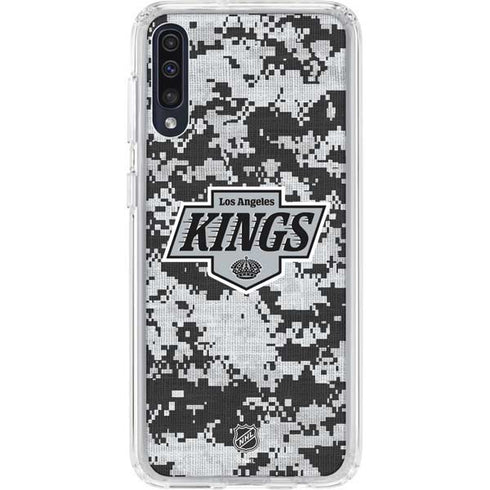 NHL Los Angeles Kings Camo Galaxy A50 Clear Case